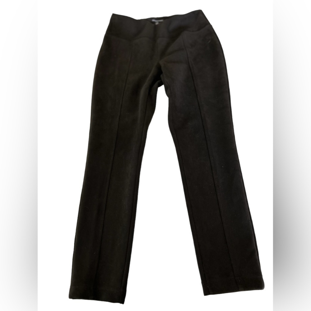 Andrew Marc black  Faux Suede Leggings Pull On Pants medium‎